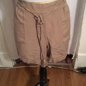 Lane Bryant linen shorts